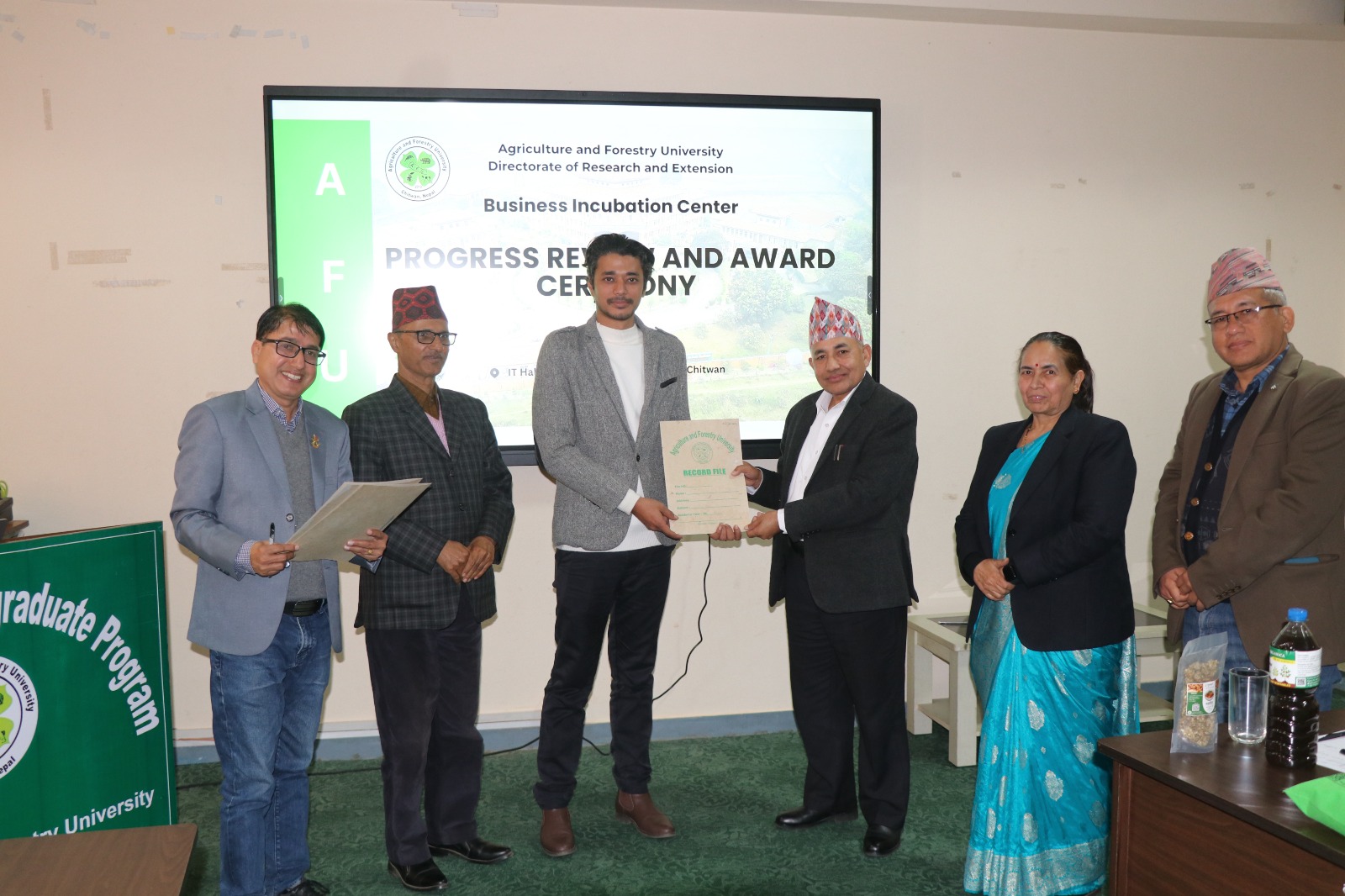 कृषि विश्वविद्यालयका विद्यार्थी समूहलाई ‘स्टार्टअप’ अनुदान